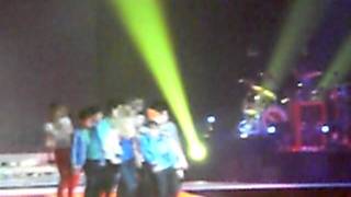 Safety Dance Glee Cast Live at the HP [upl. by Latreese737]