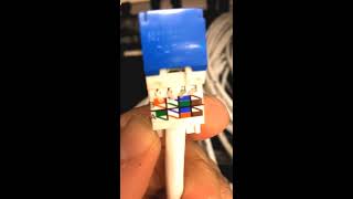 How to terminate CAT6 cables [upl. by Burrus840]