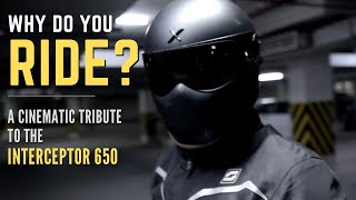 A Cinematic Tribute to the Royal Enfield Intrceptor 650 [upl. by Narik259]