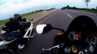 2010 GSXR 750 vs 2012 GSXR 750 [upl. by Hibbert595]