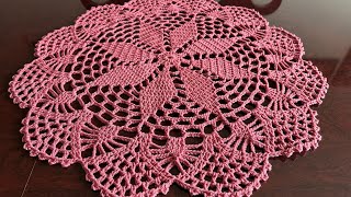 Increíble Centro de Mesa fácil y rápido a Crochet paso a paso 🧶 [upl. by Ollehcram]