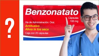 BENZONATATO Para que sirve tos antitusivo 💊 Dosis y Como Se toma [upl. by Dilisio]