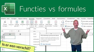 Functies vs formules [upl. by Yatnoj]