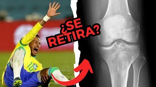 Neymar podría RETIRARSE por esta LESION [upl. by Aeynod90]