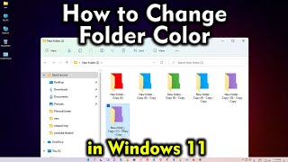 How to Change Folder Color in Windows 11 [upl. by Hi]