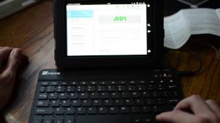 Fintie Ultrathin keyboard review Android 10in w kindle HD 7in [upl. by Fotinas]