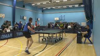 Oleh Biletskyi v Adrian Tahis  Horsham Spinners 2 v Morpeth TTC 2  British League  Div C6 [upl. by Yerak498]