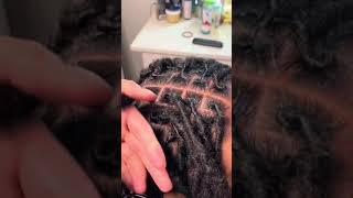 dreadlocks retwist  how to retwist dreadlocks in 2024 [upl. by Sukram386]