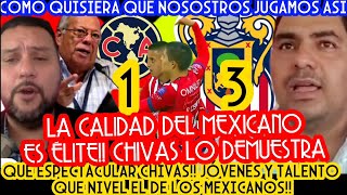 HONDUREÑOS RENDIDOS A CHIVAS ESPECTACULAR EL NIVEL DE MEXICANOS DESEO TENER ESO EN CENTROAMÉRICA [upl. by Linnet]