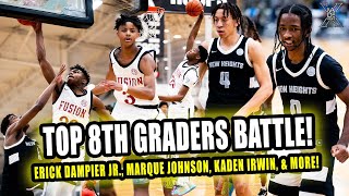 Top 8th Grade Hooper BATTLE 🍿 Erick Dampier Jr vs Marque Johnson amp more [upl. by Entwistle]