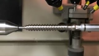 Deburring and Texturing a Bone Screw [upl. by Danit53]