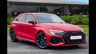 Approved Used 2023 Audi RS3 Vorsprung Sportback  Carlisle Audi [upl. by Anaujik423]