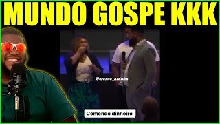 Cômico Mundo Gospel  Rindo até comer dinheiro kkkk [upl. by Leen]