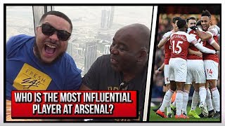 Whos The Most Influential Player At Arsenal  Robbie amp Troopz On The Burj Khalifa  AFTV In Dubai [upl. by Pubilis639]