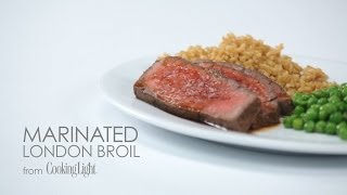 How to Make Marinated London Broil  MyRecipes [upl. by Oiciruam]