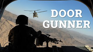 Chinook Door Gunner in Action over Afghanistan [upl. by Ardolino]