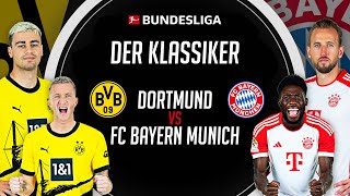 Borussia DortmundFC Bayern München 04 Der Klassiker Bundesliga 202324  Full Match [upl. by Worsham862]