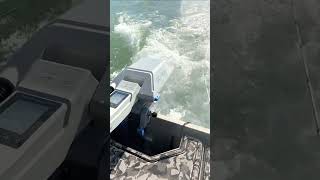 Epropulsion 60 in ROUGH WATER epropulsion electricoutboard electricboat [upl. by Zacek]