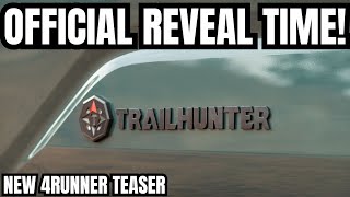 Breaking News Get A Sneak Peek Of The 6th Gen 4runner Trailhunter [upl. by Rinum]