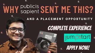 Publicis Sapient Jumpstart 2021 Complete Experience  How I got a Placement Opportunity through it [upl. by Aloisia]