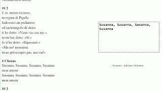 Lyrics  Susanna  Andrianno Celentano [upl. by Lemon]