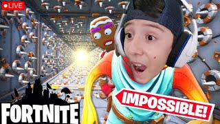 LIVE  Can I Survive IMPOSSIBLE PARKOUR DEATHRUN Fortnite [upl. by Ellenehs]