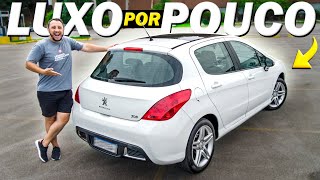 MELHOR que o GOLF O LUXUOSO PEUGEOT 308 que é BARATINHO [upl. by Levinson]