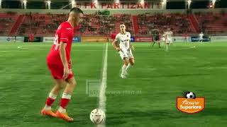 Abissnet Superiore  Partizani – Vllaznia  Highlights [upl. by Arlina]