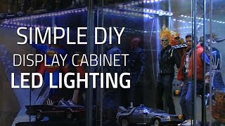 Simple DIY Detolf Display Cabinet LED Lighting [upl. by Butterworth]