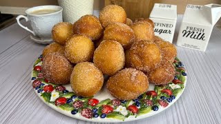 Mini pączki ziemniaczane w cynamonowej posypce [upl. by Lew27]