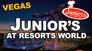 The Juniors Restaurant at Resorts World Las Vegas [upl. by Longmire858]