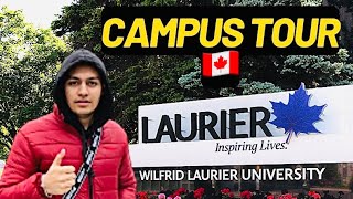 Wilfred Laurier University  Waterloo Campus Tour  International BBA Students 🇨🇦 [upl. by Nibaj139]