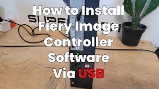 Installing Fiery Image Controller Software via USB fiery konicaminolta [upl. by Nyrrad302]