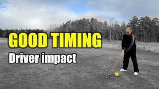 Good timing will give you a powerful impact on the upswing… [upl. by Anihpesoj]