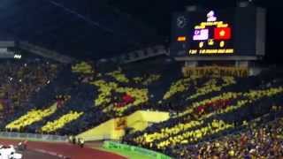 MALAYSIA VS VIETNAM  TIFO SHOW ULTRAS MALAYA [upl. by Wobniar]