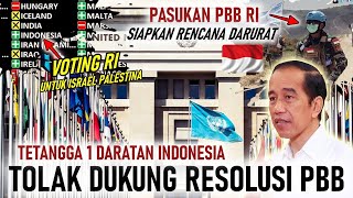 SAHH  RI amp 120 NEGARA DUKUNG PBB HENTIKAN ISRAEL PASUKAN TNI PBB SIAPKAN RENCANA KONTIJENSI [upl. by Stouffer272]