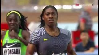 Caster SEMENYA 15533 WL  Diamond League Monaco 2016 [upl. by Gerick]