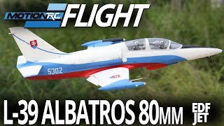 Freewing L39 Albatros 80mm EDF Jet  Motion RC  Flight Review [upl. by Llecrad951]