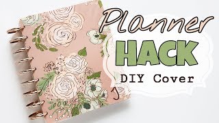 Happy Planner Hack Making a Cover [upl. by Osher]