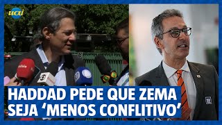 Haddad faz apelo ‘O governador Zema precisa adotar uma posição mais construtiva e menos conflitiva’ [upl. by Kauppi]