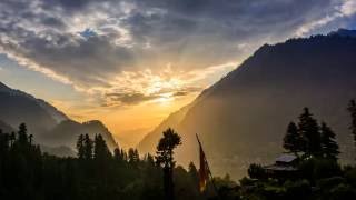 Himalayan mountain sunset Time Lapse 4K [upl. by Dallas]