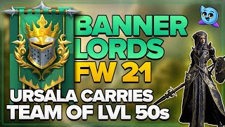 BANNER LORDS FW21 GUIDE  URSALA BEAST IN FACTION WARS  RAID Shadow Legends [upl. by Darill]