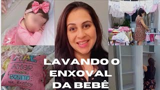 lavei o enxoval da bebê Ana Lívia 30 semanas de gestação [upl. by Jeffy414]