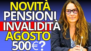 Novità Pensioni Agosto Invalidità Totali e Parziali Bonus Caregiver e Disability Card [upl. by Nonnek]