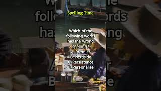 Spelling Time 330 spelling englishlearning englishvocabulary questions quiz [upl. by Arihs749]