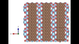 VESTA Software  Carbon Nanotube  AnataseTiO2 Heterostructure [upl. by Luht]