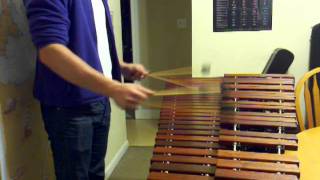 Foster the People  PUMPED UP KICKS  marimba solo3gp [upl. by Sybilla]