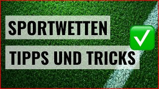 Sportwetten Tipps und Tricks für Anfänger [upl. by Clarke245]