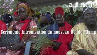 Ziguinchor TV Oussouye Mlomp Cérémonie Intronisation nouveau Roi de Mlomp [upl. by Adnoma]