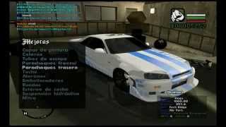 Nissan Skyline GTR R34 Mod Gta Sa Full Tuneable [upl. by Stormie]